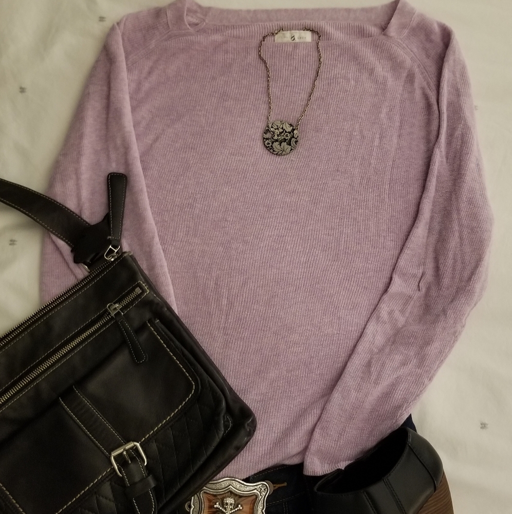 Lou & Grey Oversize Sweater, Lilac